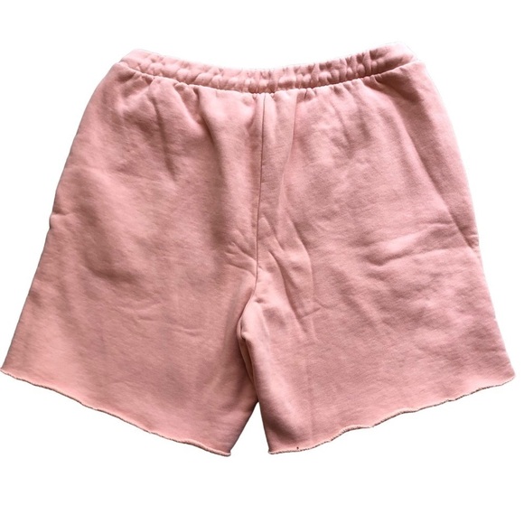 Spirit Jersey NWT Pink Cut Off Sweat Shorts - Picture 2 of 8